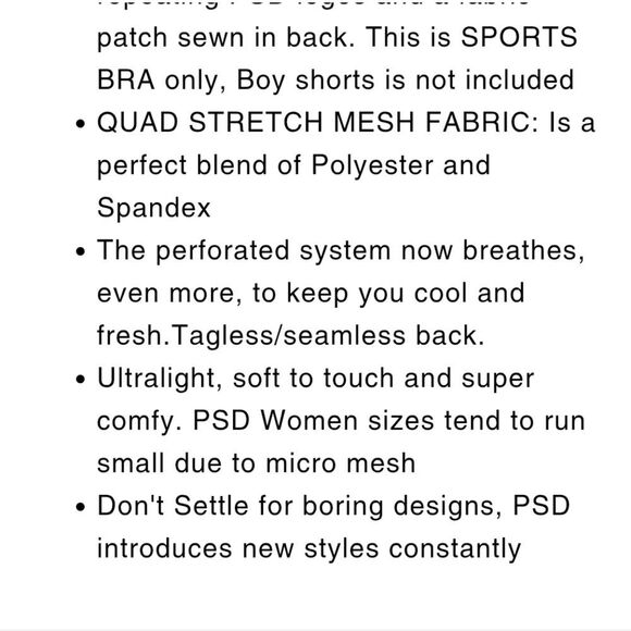 PSD Warfare Culture Sports Bra - Picture 7 of 8